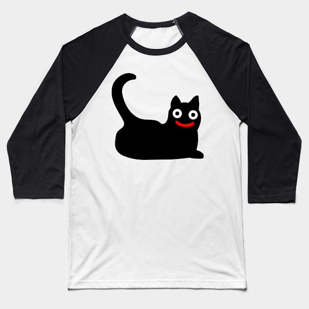 WEIRED CAT Baseball T-Shirt by MoreThanThat